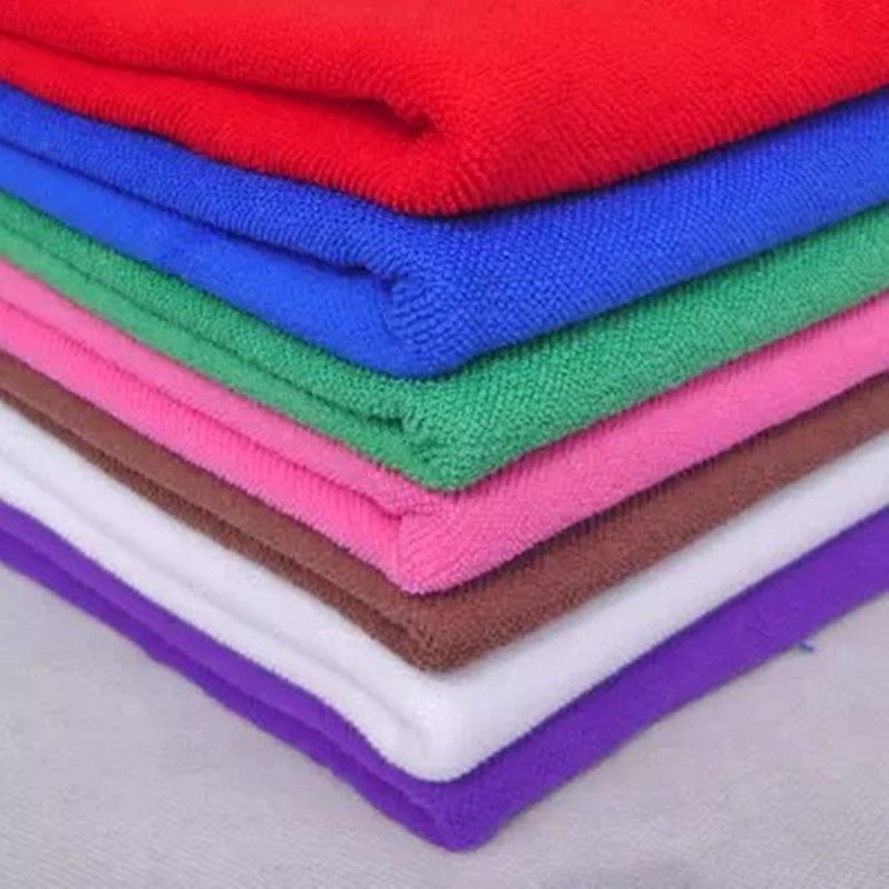 超细纤维纳米毛巾白色40x40抹布加厚吸水不掉毛厨房清洁巾洗碗巾