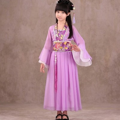 儿童仙女服装西游记白骨精演出服精铁扇公主 女妖服装古筝服装