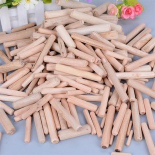 包邮 桉木圆木榫/木栓/木棒/木塞/钉/木楔/木梢家具配件 一拍一包