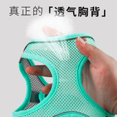 小鹿犬专用牵引绳不勒狗夜光边透气结实背心式 狗绳小型犬狗狗用品