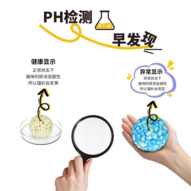 猫太太天然木棉猫砂净味除臭PH检测猫砂豆腐砂除臭无尘膨润土公斤