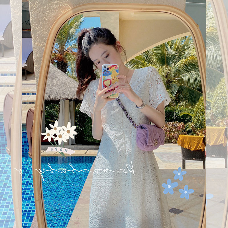 竹木穿衣镜家用环保壁挂镜宿舍门后挂墙镜服装店网红拍照全身镜子