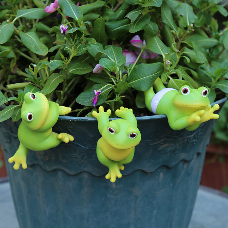 花园杂货 盆景小摆件装饰品园艺摆件创意挂盆小兔子卡通动物摆件,家居饰品,装饰摆件,淘宝优惠券,粉丝福利购,淘宝优惠卷