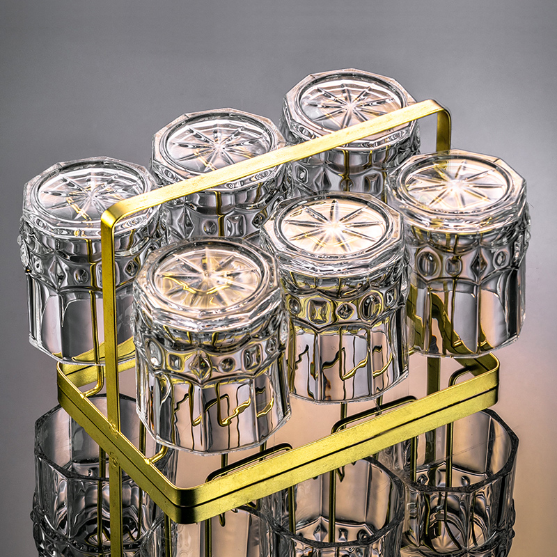 威士忌酒杯家用欧式水晶玻璃洋酒杯子创意高端个性酒吧啤酒杯套装