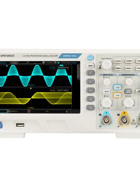 优利德UPO1102CS高精度数字荧光示波器200M带宽双通道1G采样率