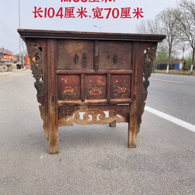 民俗老物件老式柜子置物中式特色旧家俱怀旧纪念收藏品老古董装饰