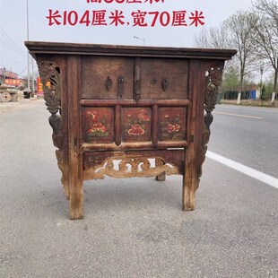 民俗老物件老式柜子置物中式特色旧家俱怀旧纪念收藏品老古董装饰