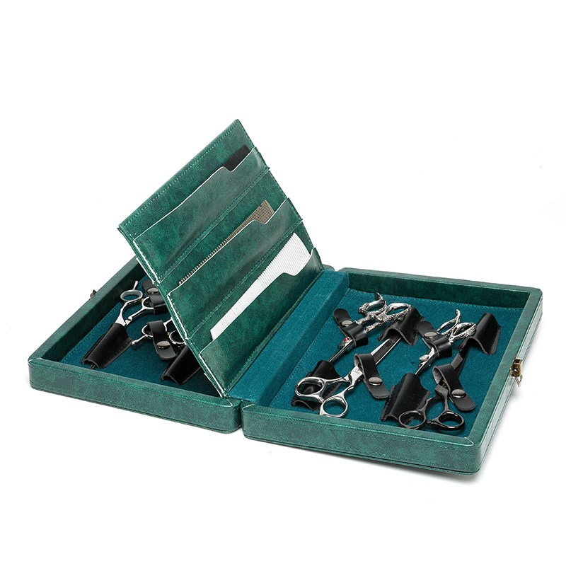 发型师美发工具收纳盒剪刀架理发店剪刀梳子电推剪吹风机工具箱包