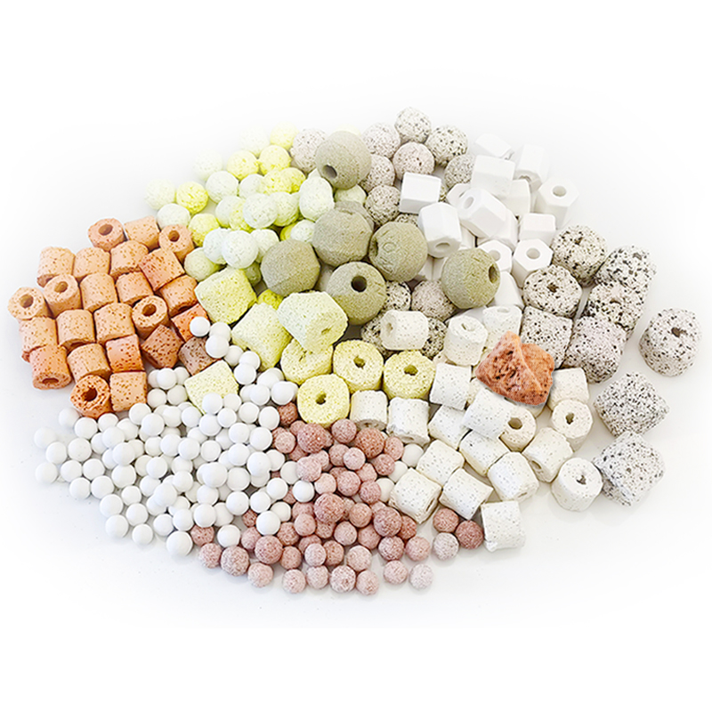 鱼缸滤材净水细菌屋过滤材料水族箱玻璃陶瓷环活性炭珊Z瑚骨火山