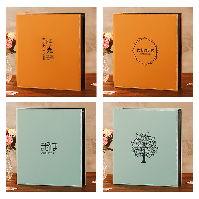 相册本纪念册大容量家庭插页式5寸6寸1000张情侣照片收纳影集相簿