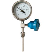 一体化热电阻 481 100 20mA 不锈钢远传双金属温度计 WSSP