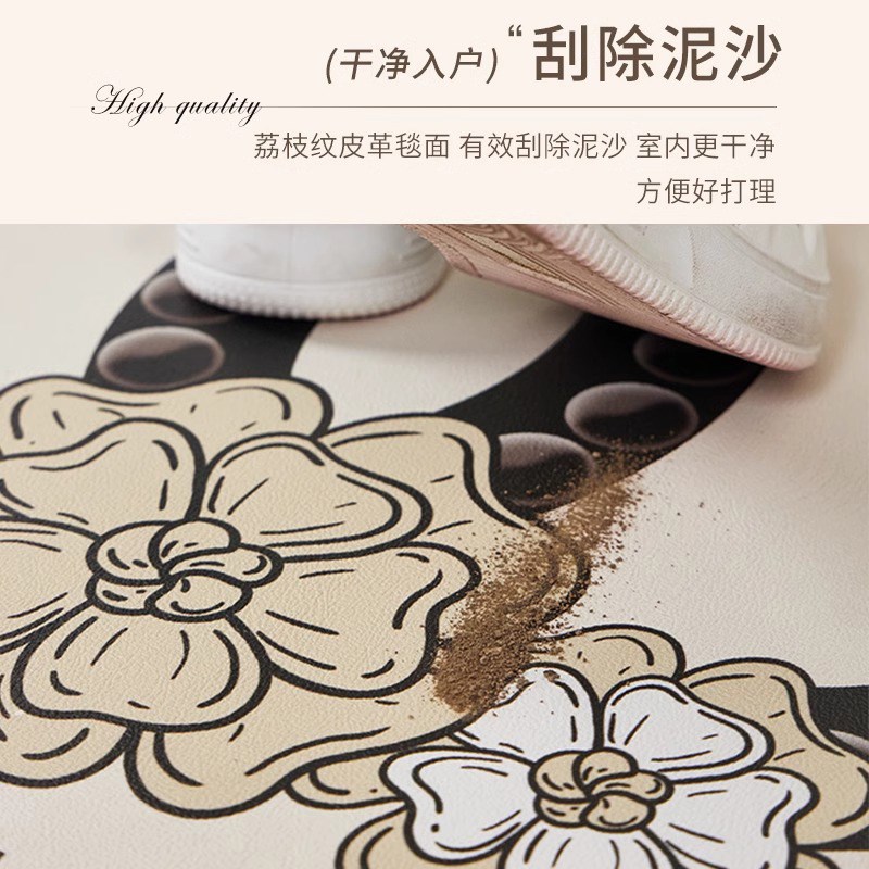 Gravity入户门地垫进门口可擦免洗pvc脚垫耐脏门垫高级家用地毯