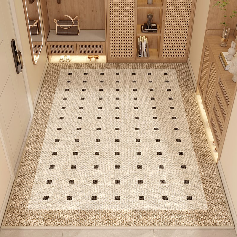 地垫入户门垫进门地毯家用入户垫防滑客厅轻奢高级玄关脚垫可裁剪