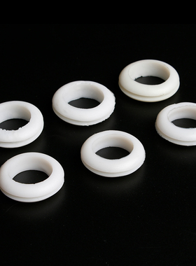 双面护线圈橡胶圈过出线环橡皮圈O型密封圈护线套白色3-30整包