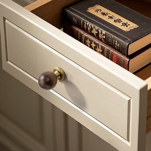 胡桃木黄铜拉手复古新中式黄古拉手仿古抽屉家具橱柜衣柜门把手