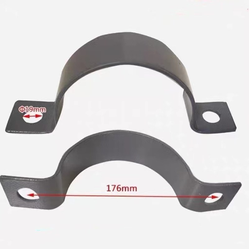 合力叉车中钢U型固定板卡合力3-3.5吨三节杆用3吨全自由中缸卡箍