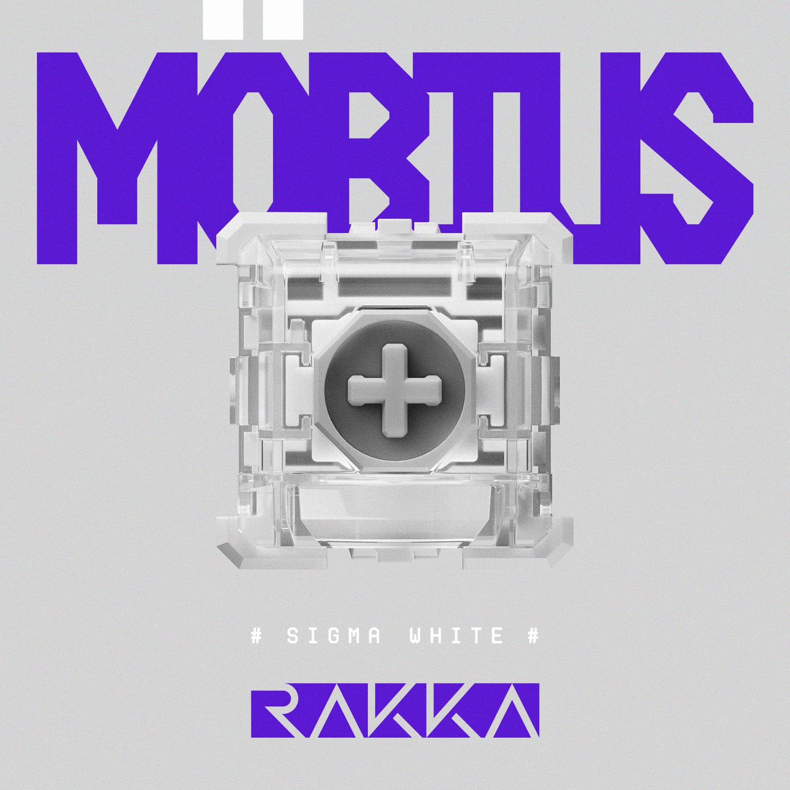 RAKKA x WuqueStudio 莫比乌斯轴磁轴中磁量白色透导光柱八宝轴体