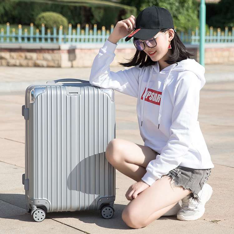 abs拉杆箱旅行箱万向轮行李箱20韩版女男24学生密码箱皮箱子28寸