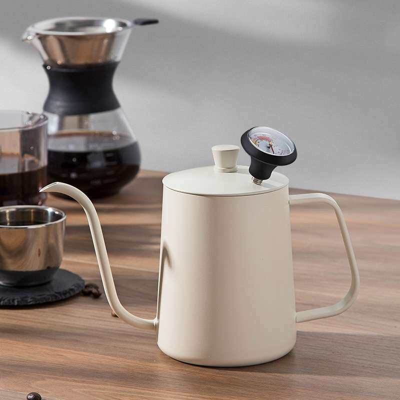 不锈钢咖啡手冲壶壶 迷你手冲壶黑色特氟龙细嘴壶咖啡器具