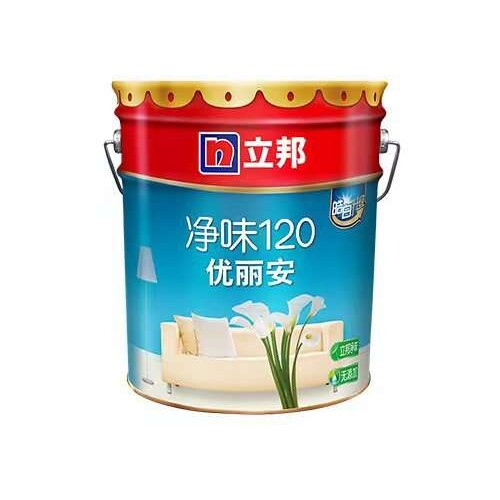 立邦乳胶漆18升净味120二合一优丽安白色内墙油漆涂料耐洗擦