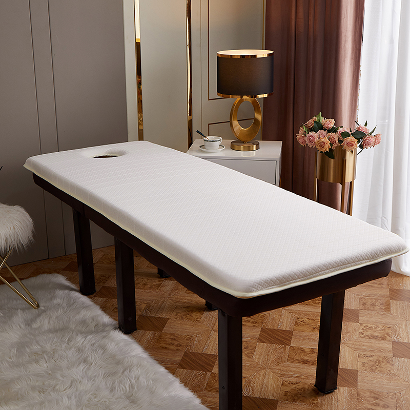 海绵美容床垫加厚带洞美容床乳胶垫推拿按摩防滑垫床护垫尺寸定制