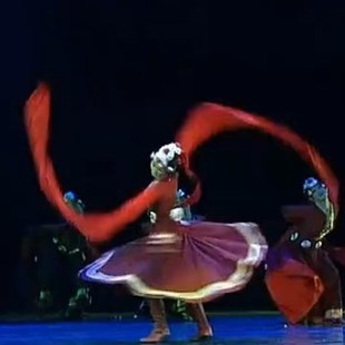 演出服装 民族服 藏族服装 水袖 心声舞蹈演出服桃李杯心声演出服