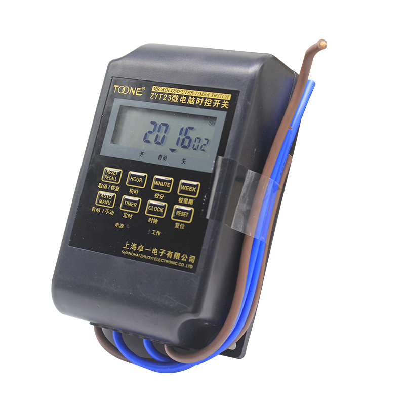 卓一ZYT23防水循环电子路灯电源定时器 微电脑时控开关控制器220V