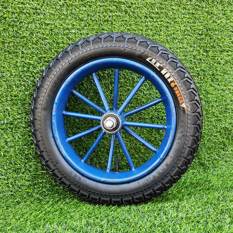 13寸2 1/2老虎车手推车充气轮胎小拉车橡胶轱辘脚轮