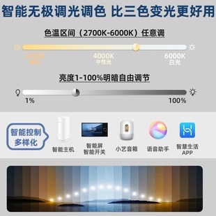 支持鸿蒙智联吸顶灯华小艺为hilink智能全光谱护眼防眩光简约灯具