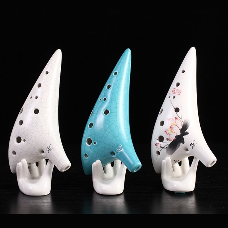 陶笛 12孔专业演奏级十二孔ac调学生初学者入门乐器埙笛包教会