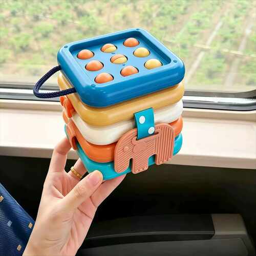 【高铁带娃神器】忙碌叠叠乐玩具