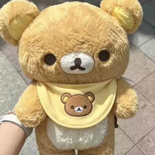 轻松长毛熊哥毛绒公仔玩偶小熊