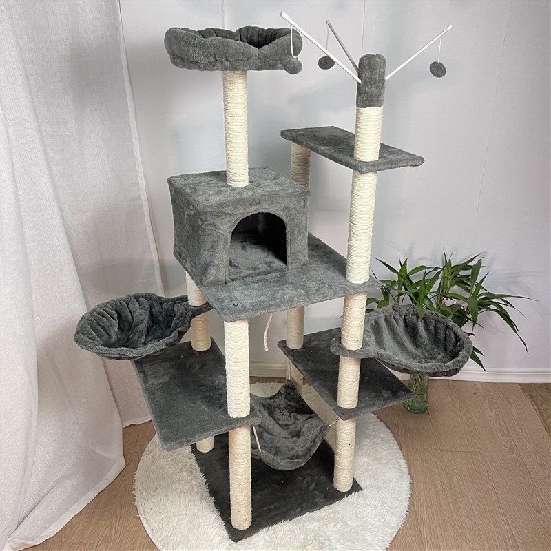 猫爬架猫窝猫树一体大型猫咪架子加厚猫跳台别墅四V季通用宠物用