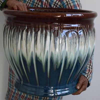 大花盆特大号5i0cm以上花盆陶瓷大号30以上种树大花盆特深