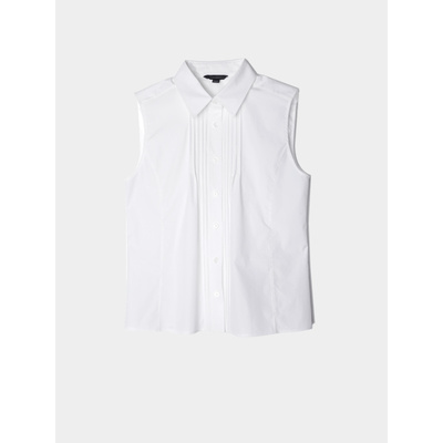 CAGLIARI EXCHANGE/卡利亚里无袖捏褶衬衫4102108