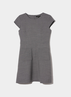 CAGLIARI EXCHANGE/卡利亚里贴兜双面连衣裙4007003