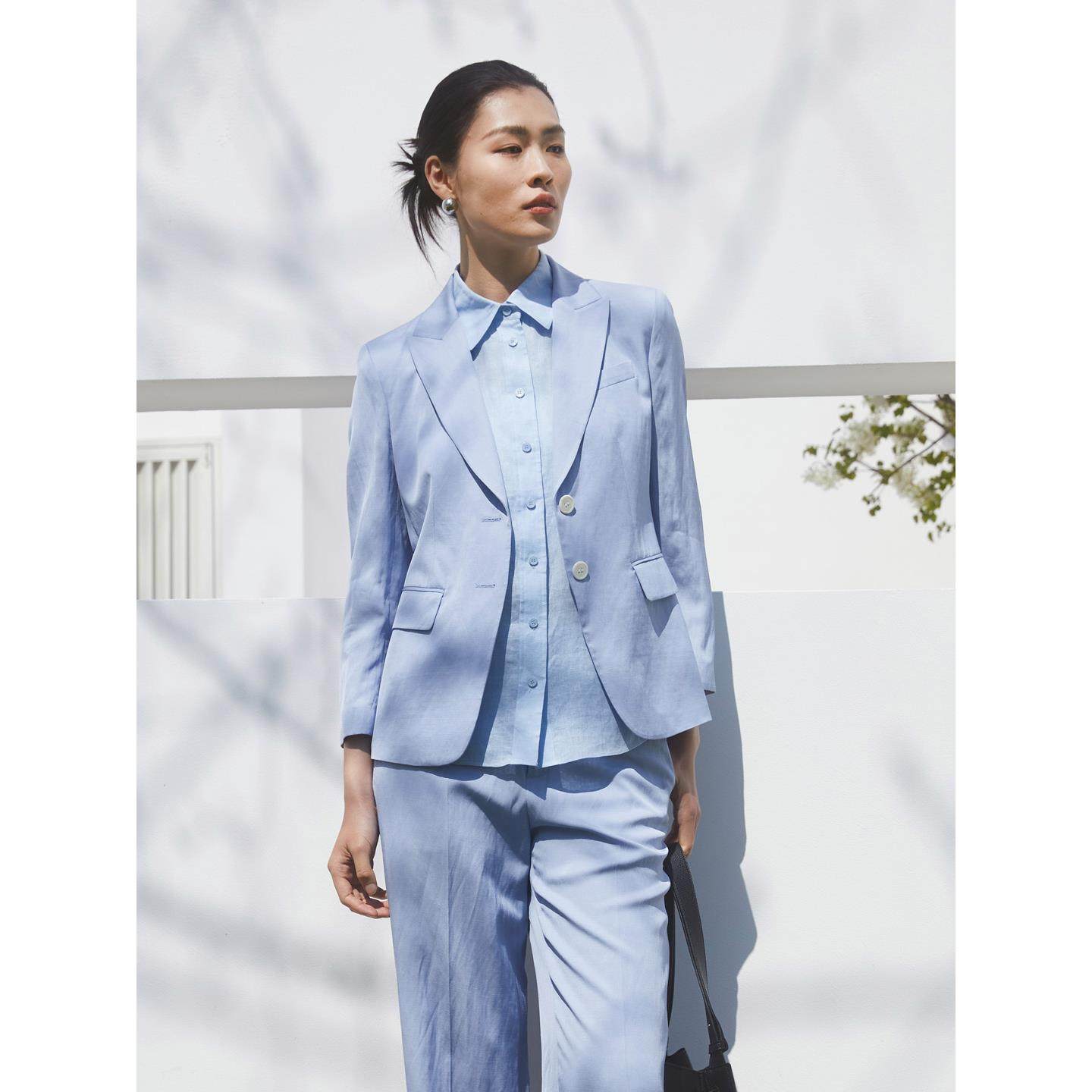 CAGLIARI EXCHANGE/卡利亚里 戗驳领两粒扣西服4303224,女装/女士精品,短外套,淘宝优惠券,粉丝福利购,淘宝优惠卷