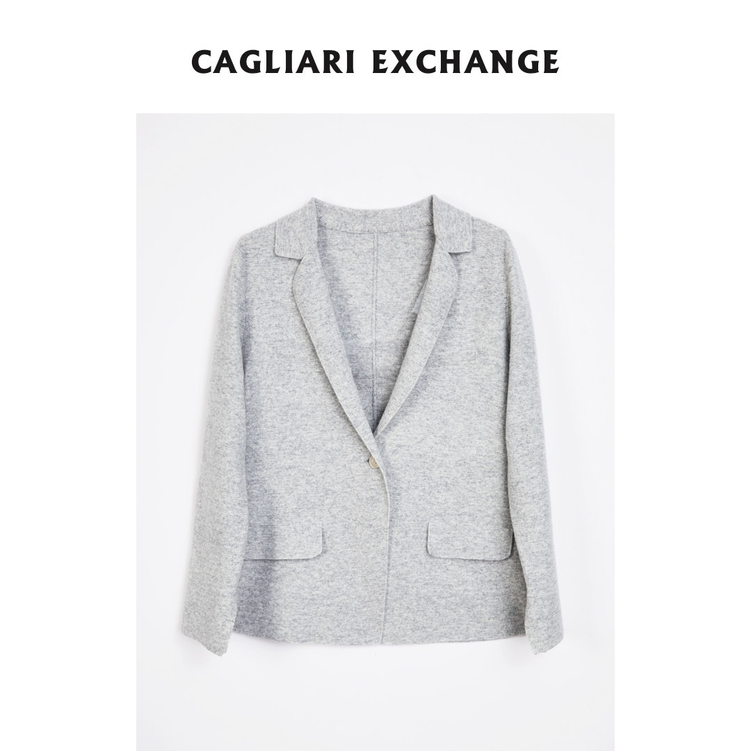 CAGLIARI EXCHANGE/卡利亚里经典羊毛西装外套4413016