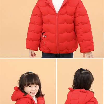 一岁宝宝冬季外套2男宝4轻薄棉服3男童羽绒棉衣5男孩秋冬保暖衣服