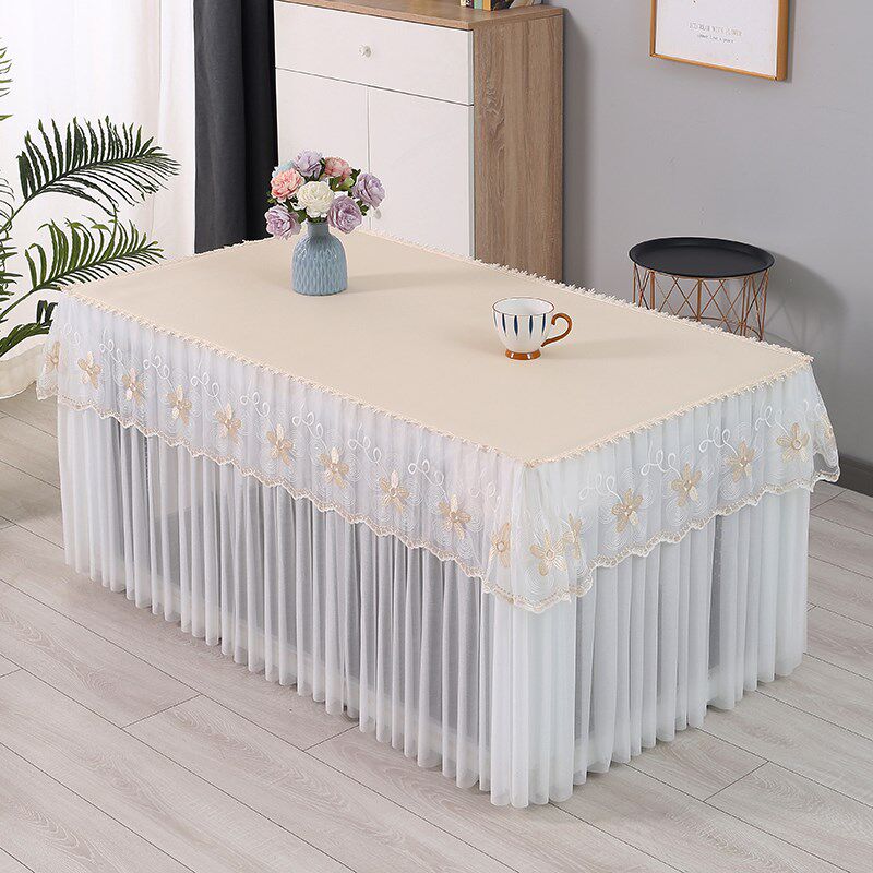 夏天季薄款一体电烤炉桌取暖桌烤火炉茶几桌布长方形电炉罩套盖布