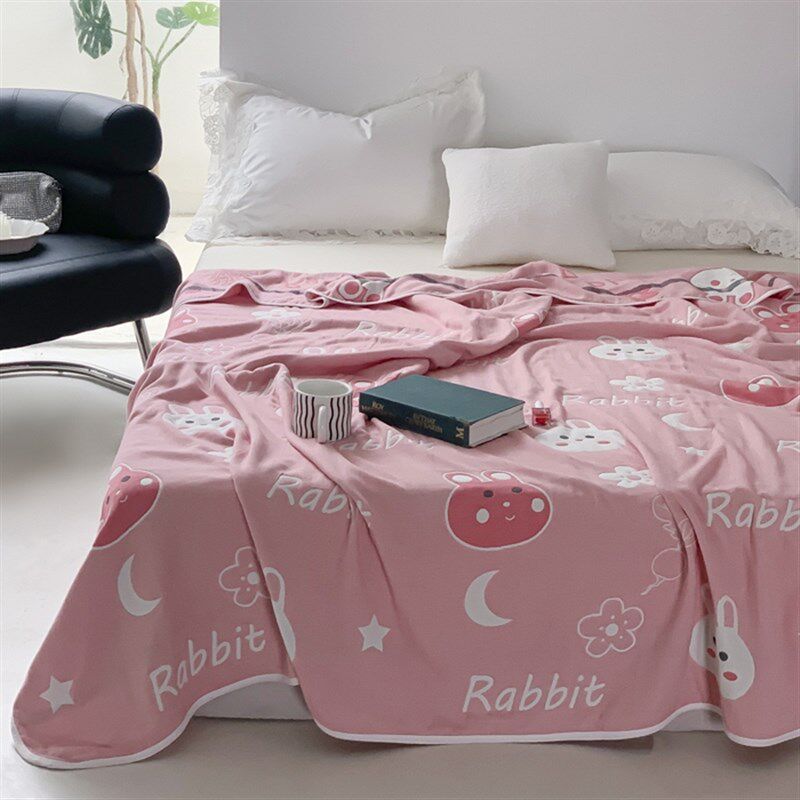 全棉婴儿级六层纱盖毯毛巾被夏凉被纯棉纱布毯幼儿园薄被多用床单