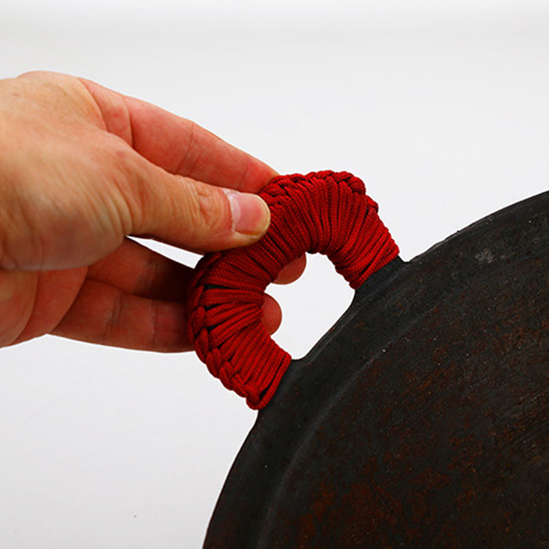 铁锅耳套防烫绳耐高温麻绳隔热缠绳老式双耳锅把手柄防烫神器