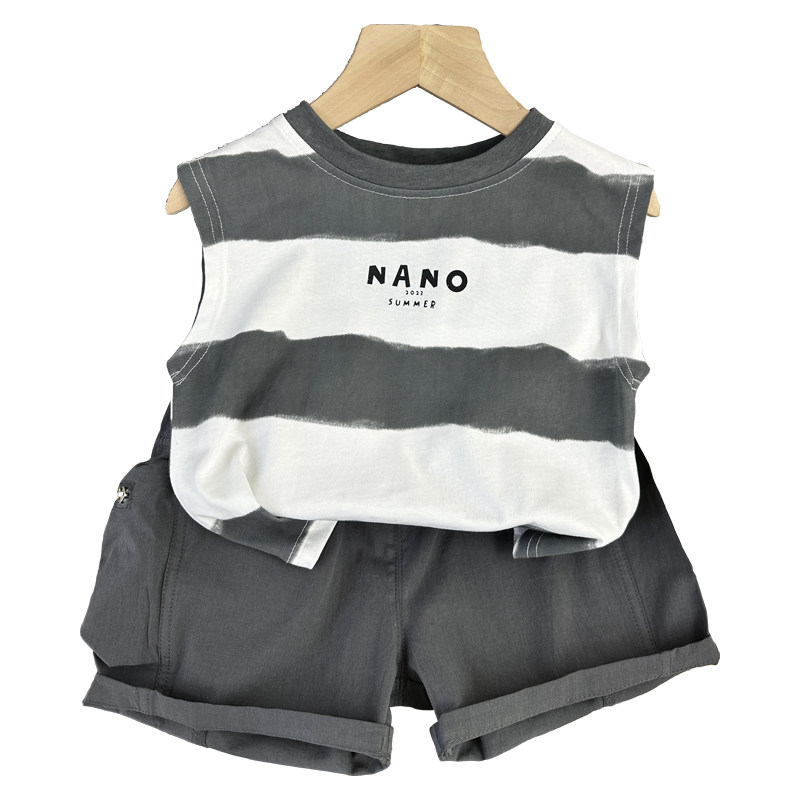 男童套装宝宝纯棉无袖T恤短裤背心小童儿童夏装2023年新款两件套,童装/婴儿装/亲子装,T恤,淘宝优惠券,粉丝福利购,淘宝优惠卷