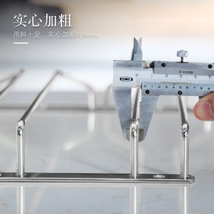 加粗304不锈钢红酒杯倒挂架子悬挂高脚杯架葡萄酒杯收纳架子吊架