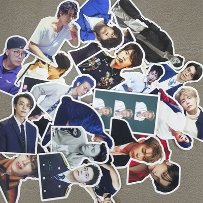 SuperJunior 李东海手账贴纸明星行李箱贴画电脑应援贴装饰