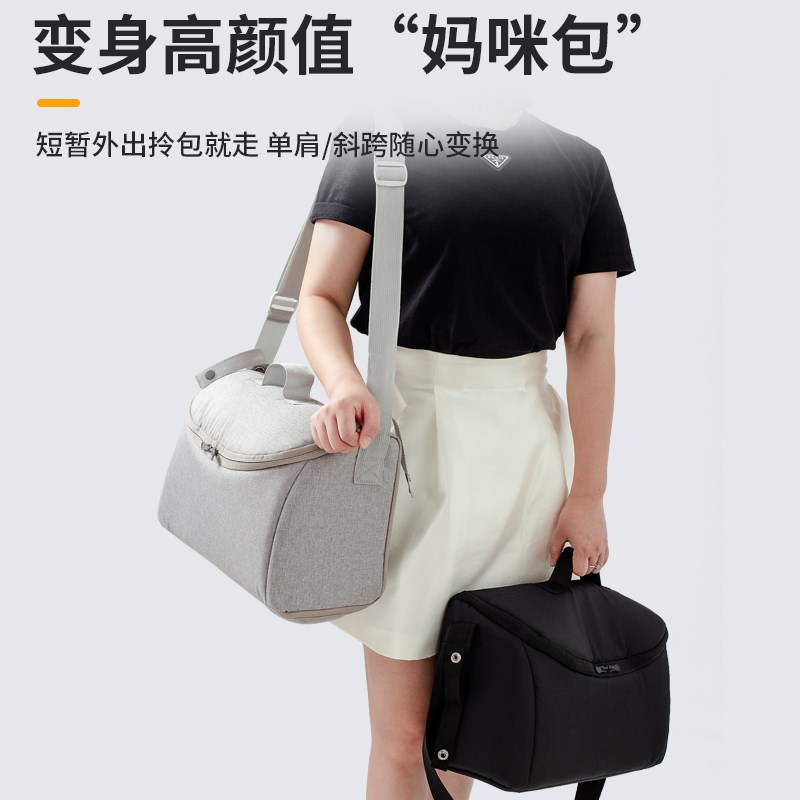 多功能婴儿推车挂包大容量便携式童车挂袋奶瓶收纳式储物妈咪包