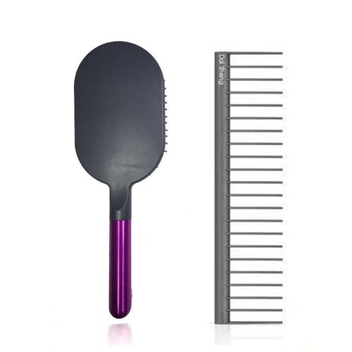 一件源头工厂气垫梳按摩美发气囊梳宽齿梳防静电两件套装