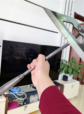 利田加厚刀锄高锰钢锄头长柄全钢锹开荒除草神器农用松土翻地施肥