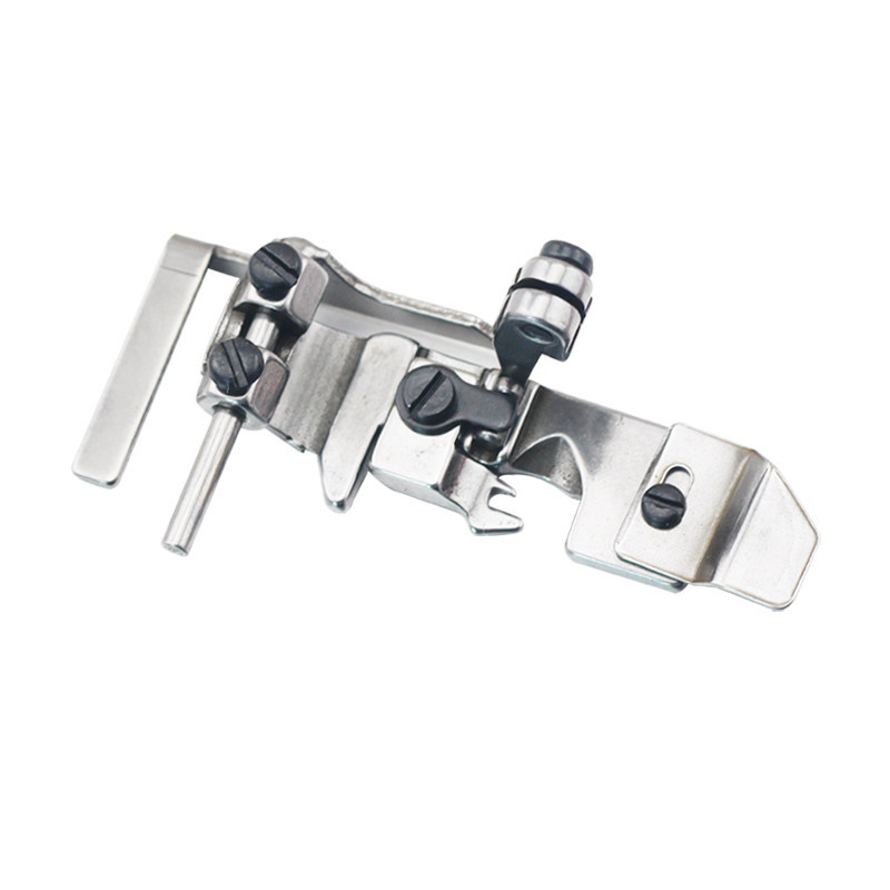 新款700/747通用拷边机侧挡边四线压脚 EX杰克重机锁边包缝机压脚