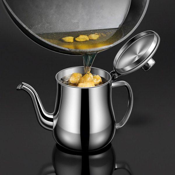 德国316不锈钢油炸滤油神器油壶过滤防漏油壸厨房家用大容量油罐,厨房/烹饪用具,油壶,淘宝优惠券,粉丝福利购,淘宝优惠卷